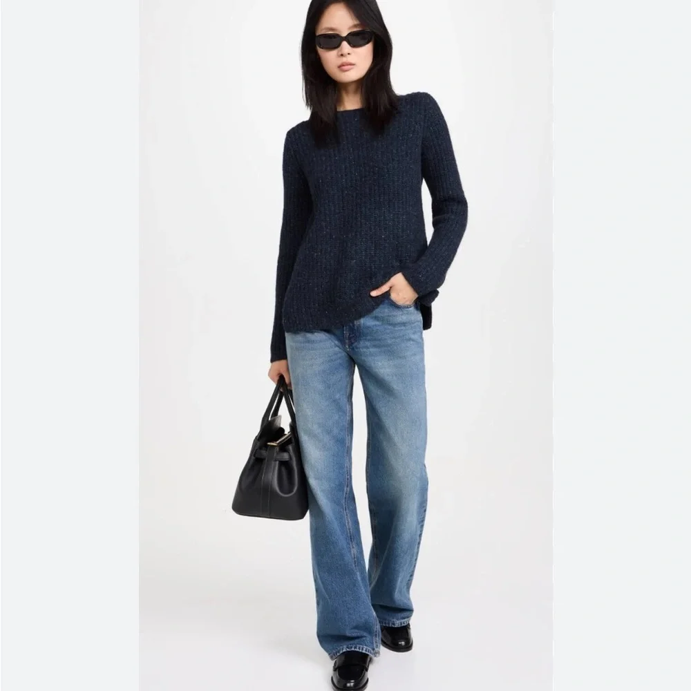 Vince Donegal Blue Cashmere Sweater, size Small, NWT - Picture 4 of 11